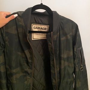 Camo Bomber Jacket